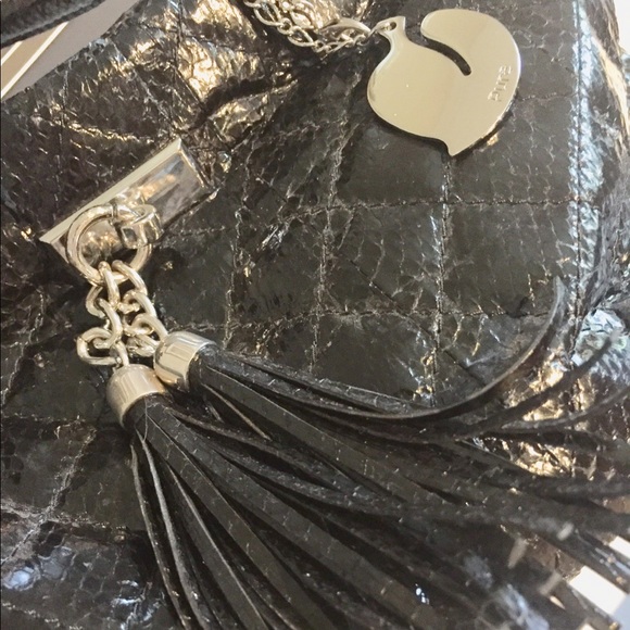 Python Snakeskin Strap Chain Handbag by PURE - Picture 7 of 8